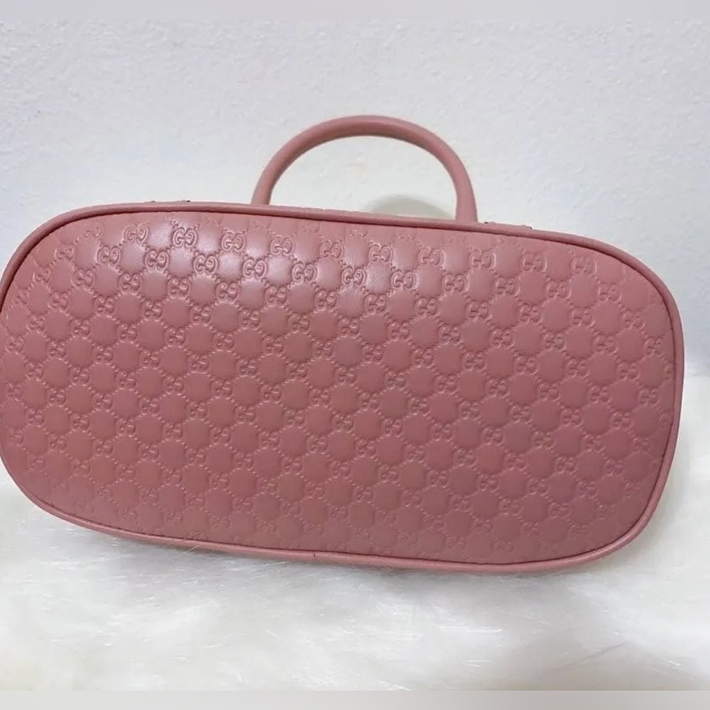 💯 Gucci 🌸 Mini Mauve Pink Crossbody Bag - Picture 11 of 13